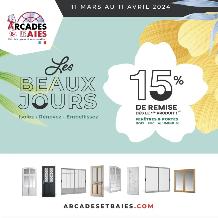 Promo de Printemps chez Cybèle Menuiseries, Castelnaudary, Cybèle Menuiseries