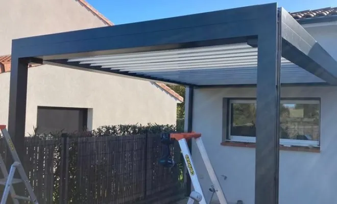 Installation de pergolas, stores et carport, Castelnaudary, Cybèle Menuiseries